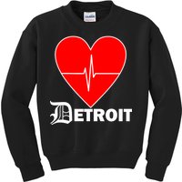 Heart Detroit Pulse Kids Sweatshirt