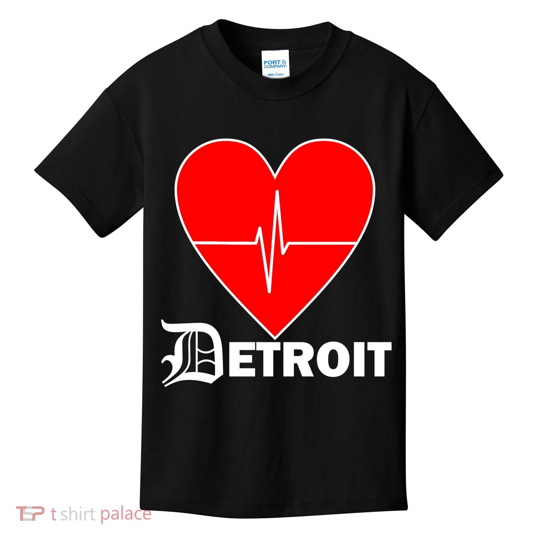 Heart Detroit Pulse Kids T-Shirt