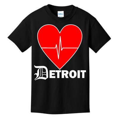 Heart Detroit Pulse Kids T-Shirt