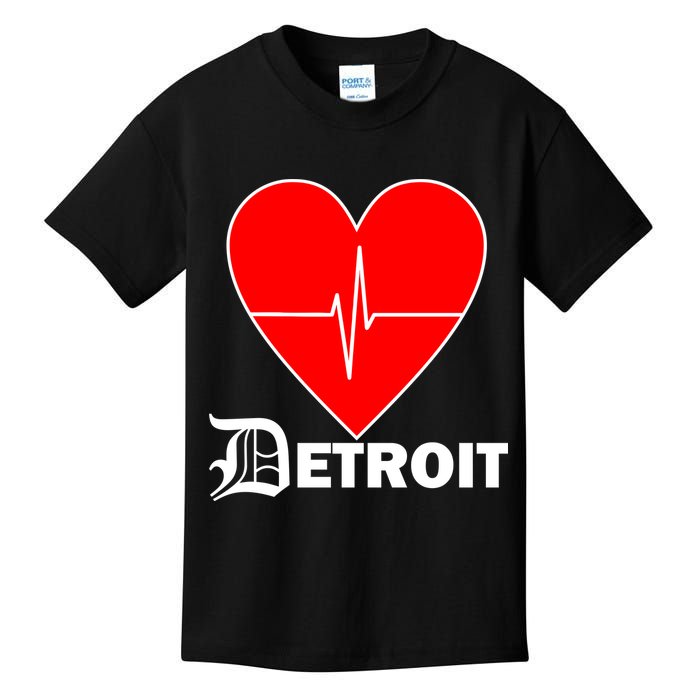 Heart Detroit Pulse Kids T-Shirt