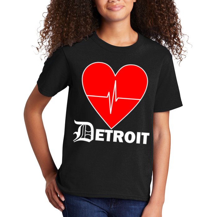 Heart Detroit Pulse Kids T-Shirt