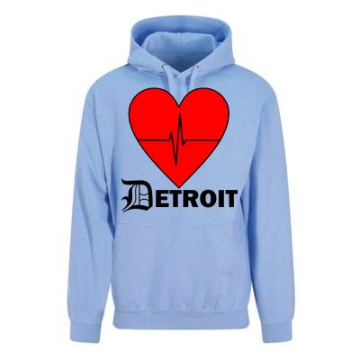 Heart Detroit Pulse Unisex Surf Hoodie