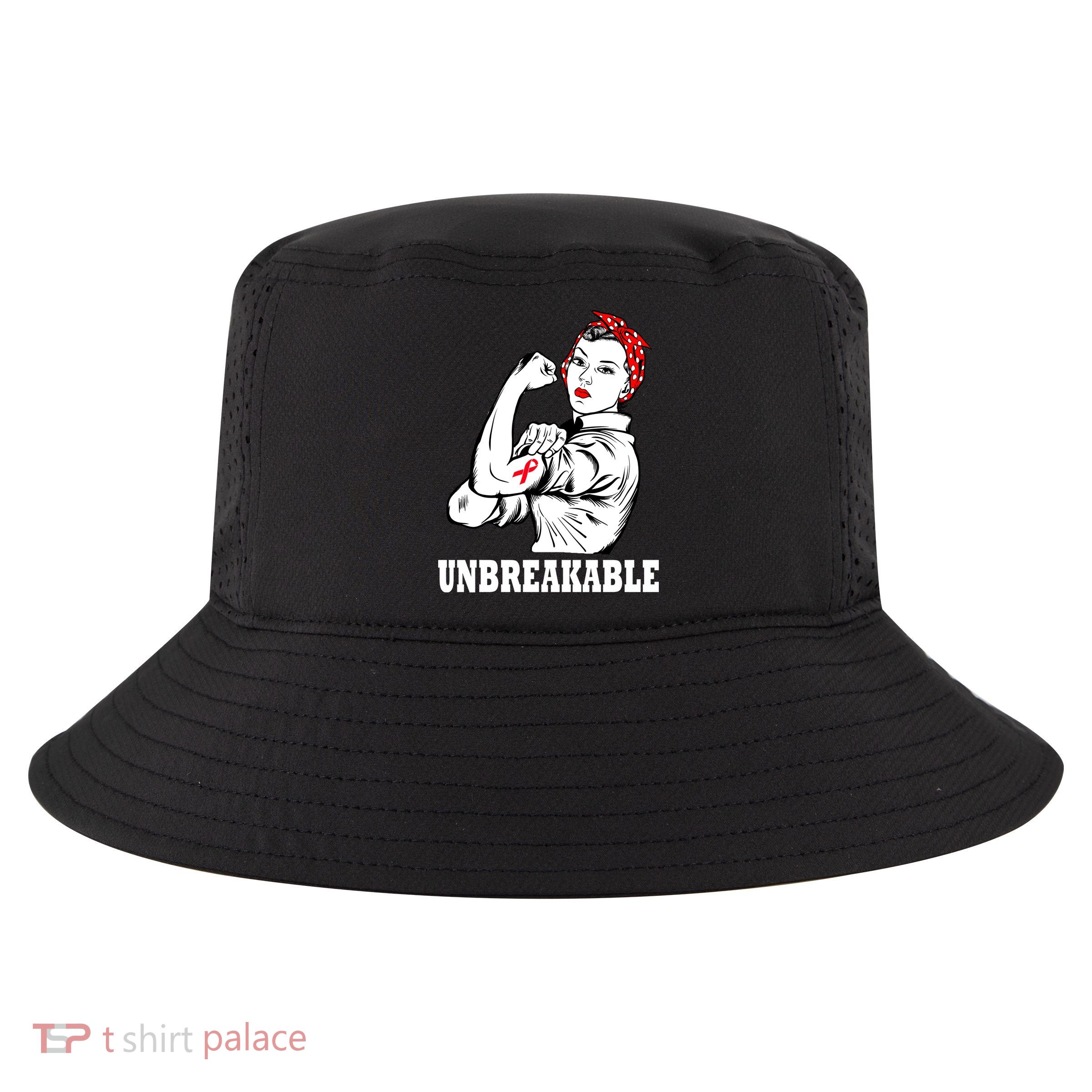 Heart Diseases Unbreakable We Can Do It Cool Comfort Performance Bucket Hat