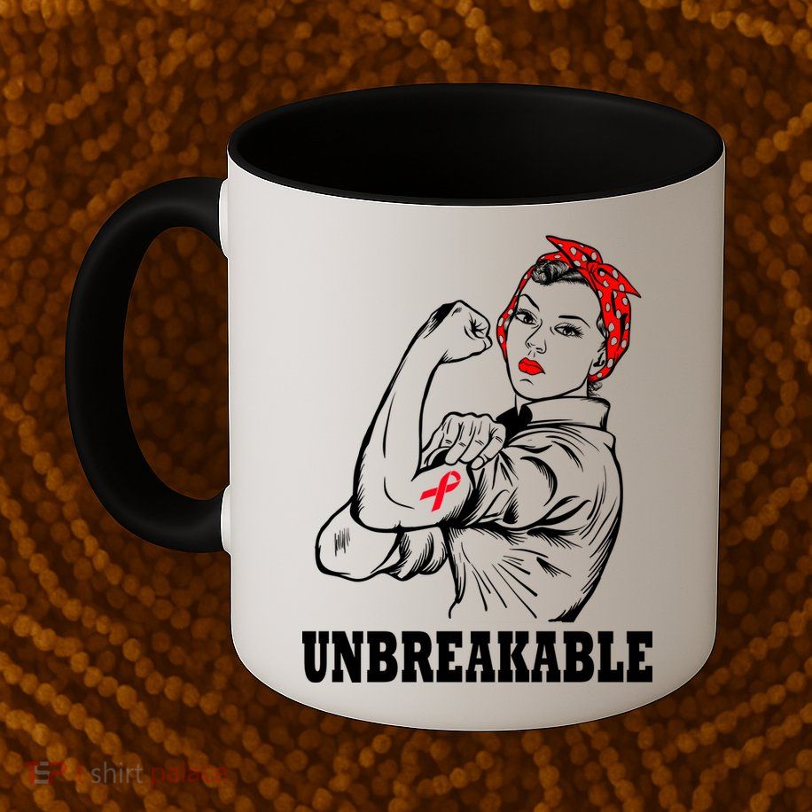 Heart Diseases Unbreakable We Can Do It Mug