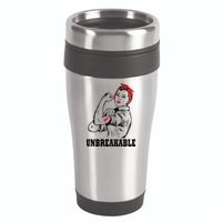 Heart Diseases Unbreakable We Can Do It 16oz Travel Tumbler