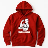Heart Diseases Unbreakable We Can Do It Hoodie