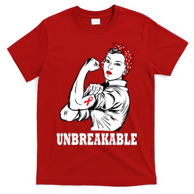 Heart Diseases Unbreakable We Can Do It T-Shirt