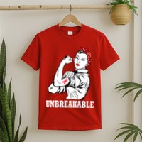 Heart Diseases Unbreakable We Can Do It T-Shirt