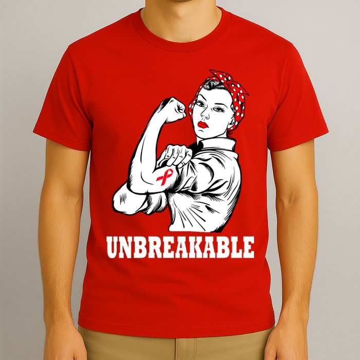 Heart Diseases Unbreakable We Can Do It T-Shirt