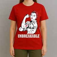 Heart Diseases Unbreakable We Can Do It T-Shirt