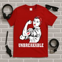 Heart Diseases Unbreakable We Can Do It T-Shirt