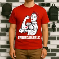 Heart Diseases Unbreakable We Can Do It T-Shirt