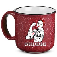 Heart Diseases Unbreakable We Can Do It 15oz Campfire Ceramic Mug