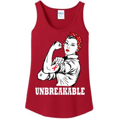 Heart Diseases Unbreakable We Can Do It Ladies Essential Tank