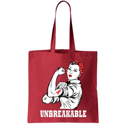 Heart Diseases Unbreakable We Can Do It Bag