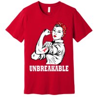 Heart Diseases Unbreakable We Can Do It Premium T-Shirt