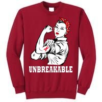 Heart Diseases Unbreakable We Can Do It Tall Sweatshirt