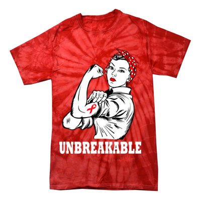 Heart Diseases Unbreakable We Can Do It Tie-Dye T-Shirt