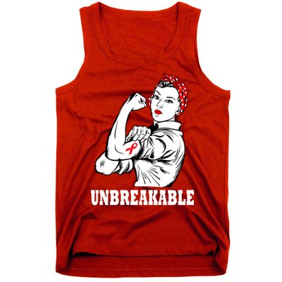 Heart Diseases Unbreakable We Can Do It Tank Top
