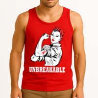 Heart Diseases Unbreakable We Can Do It Tank Top