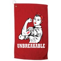 Heart Diseases Unbreakable We Can Do It Golf Towel