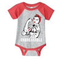 Heart Diseases Unbreakable We Can Do It Infant Baby Jersey Bodysuit