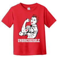 Heart Diseases Unbreakable We Can Do It Toddler T-Shirt