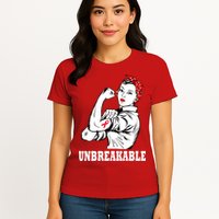 Heart Diseases Unbreakable We Can Do It Womens T-Shirt