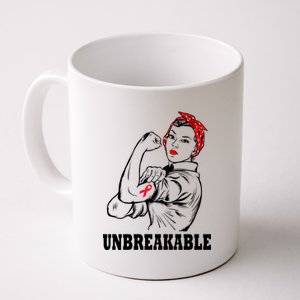 Heart Diseases Unbreakable We Can Do It Coffee Mug