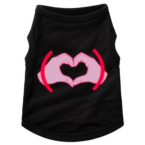 Heart Hands Sign Love Tribute Doggie Tank