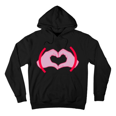 Heart Hands Sign Love Tribute Hoodie