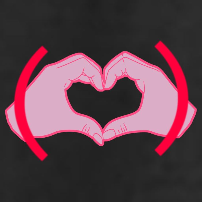 Heart Hands Sign Love Tribute Adult Drive Performance Visor