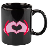 Heart Hands Sign Love Tribute 11oz C Handle Ceramic Mug