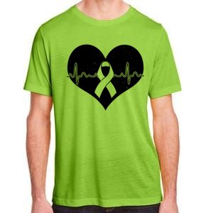 Heart Health Awareness Heartbeat Adult ChromaSoft Performance T-Shirt