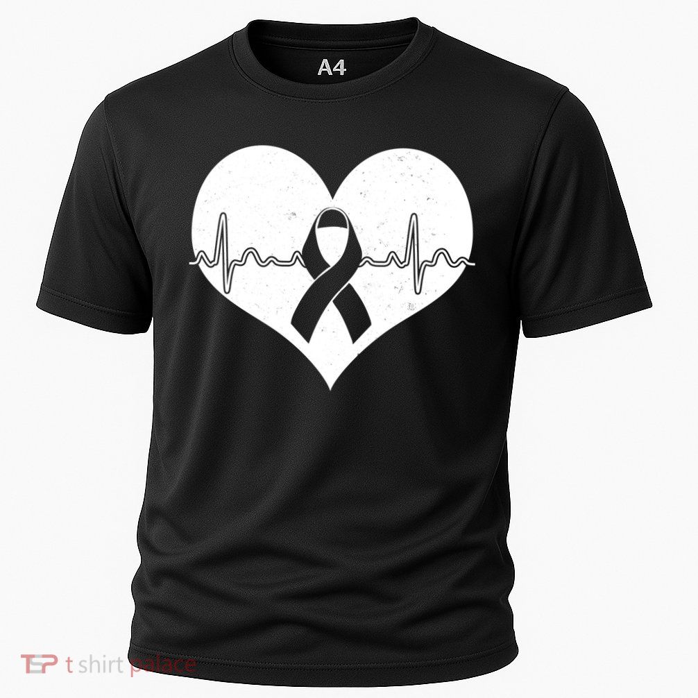 Heart Health Awareness Heartbeat Cooling Performance Crew T-Shirt