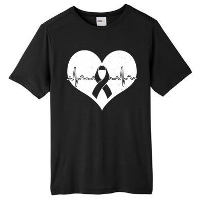 Heart Health Awareness Heartbeat Tall Fusion ChromaSoft Performance T-Shirt