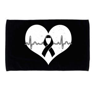 Heart Health Awareness Heartbeat Microfiber Hand Towel