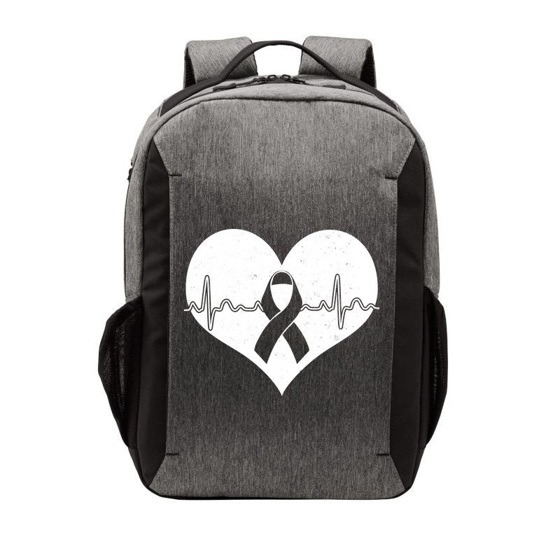 Heart Health Awareness Heartbeat Vector Backpack