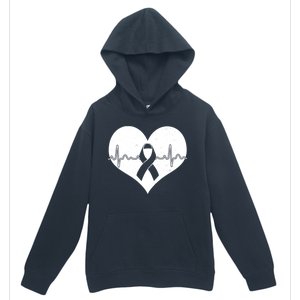 Heart Health Awareness Heartbeat Urban Pullover Hoodie