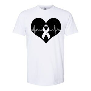 Heart Health Awareness Heartbeat Softstyle CVC T-Shirt