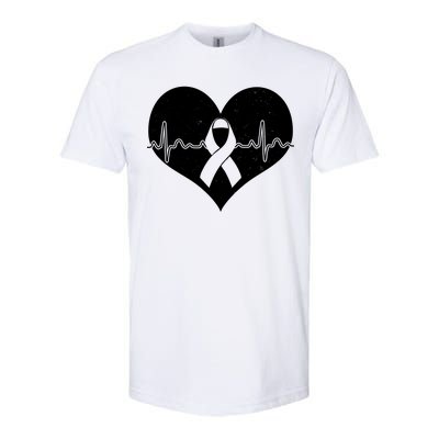 Heart Health Awareness Heartbeat Softstyle® CVC T-Shirt