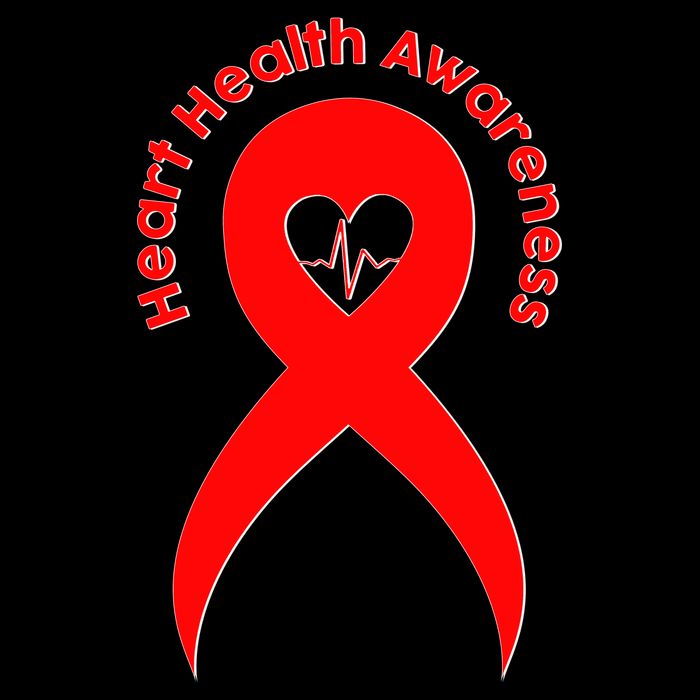 Heart Health Awareness Red Ribbon Tie-Dye T-Shirt