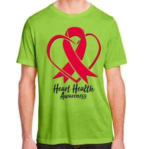 Heart Health Awareness Ribbon Adult ChromaSoft Performance T-Shirt