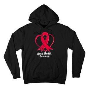 Heart Health Awareness Ribbon Hoodie