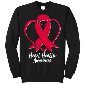 Heart Health Awareness Ribbon Sweatshirt