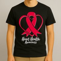 Heart Health Awareness Ribbon T-Shirt