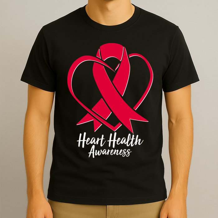 Heart Health Awareness Ribbon T-Shirt
