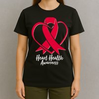Heart Health Awareness Ribbon T-Shirt