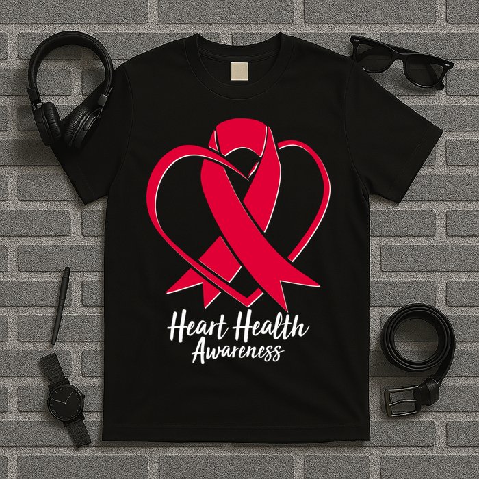 Heart Health Awareness Ribbon T-Shirt