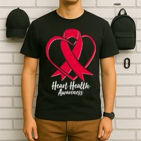 Heart Health Awareness Ribbon T-Shirt